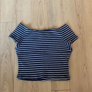 striped brandy melville top one size